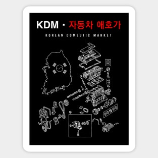 KDM Car Enthusiast Sticker